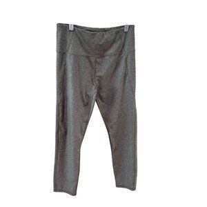 Varley Gray Heathered Cropped Leggings Small‎